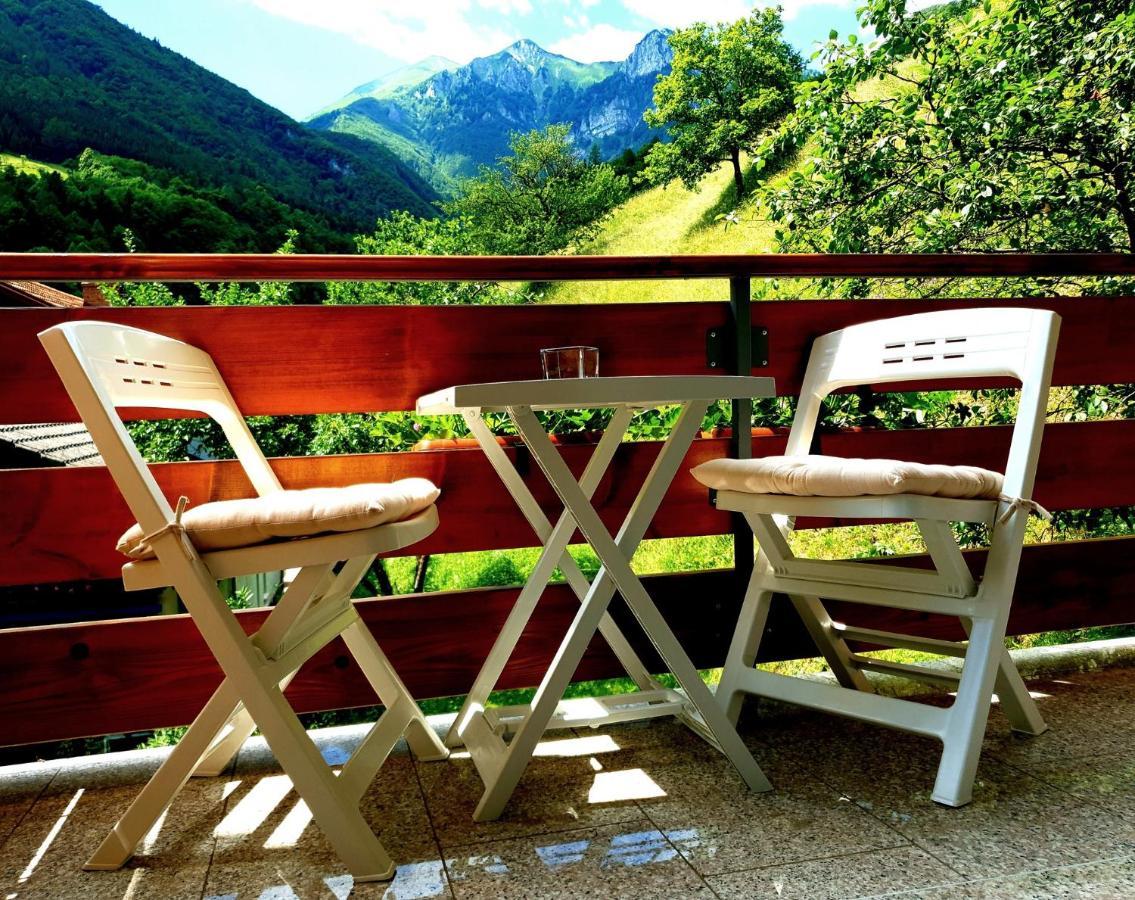 Apartment And Garden House Among The Mountains Podbrdo Exterior photo